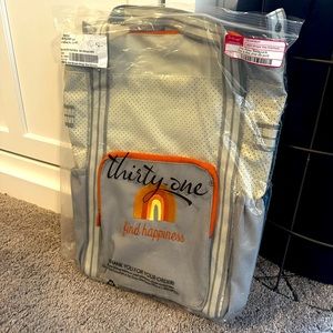 Thirty-One day away backpack personalized rainbow find happiness